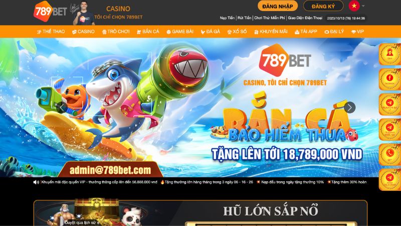 789Bet là nơi anh em thỏa sức trải nghiệm nhiều loại hình bắn cá