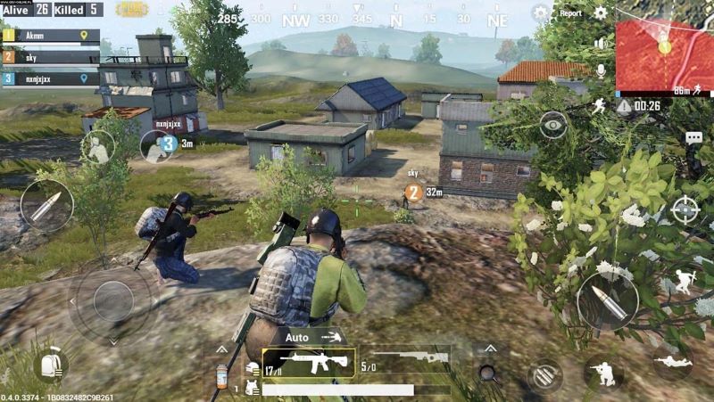 Giao diện trong game PUBG Mobile VNG