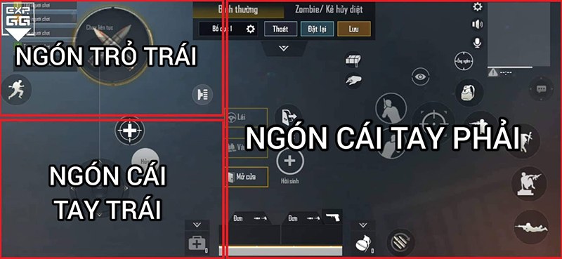 độ nhạy pubg mobile 3 ngón