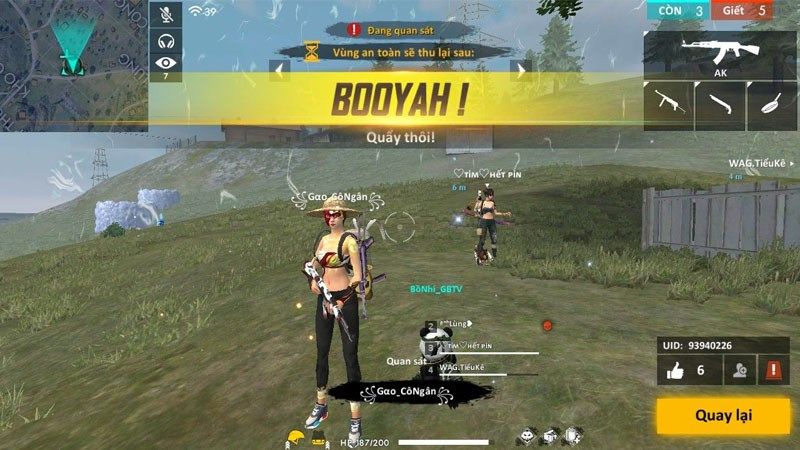 hướng dẫn chơi free fire cho người mới