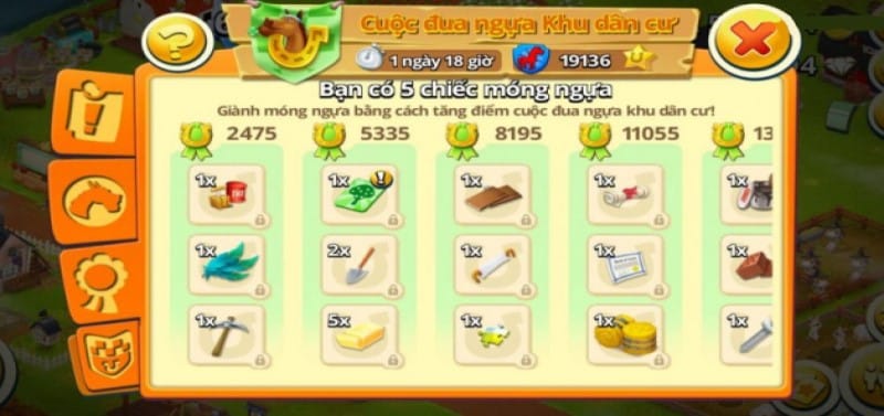 Game đua ngựa trong hayday hấp dẫn và thu hút người chơi