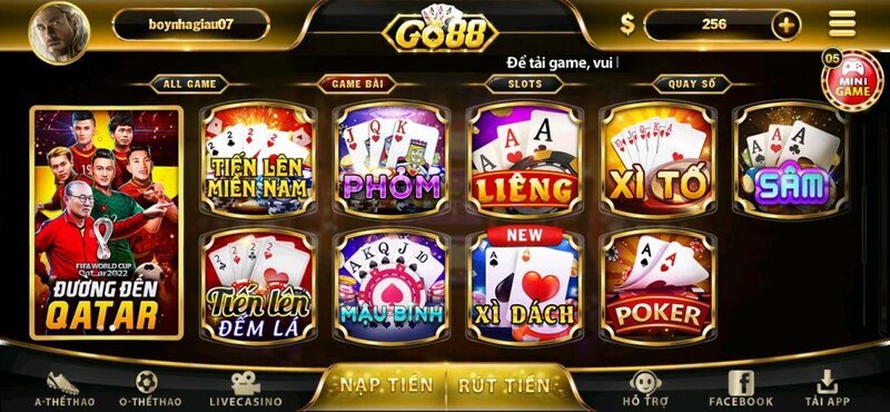 Chơi Poker online tiền thật Go88