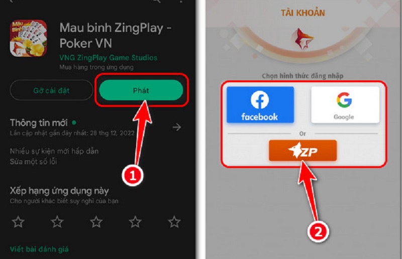 hướng dẫn chơi mậu binh zingplay