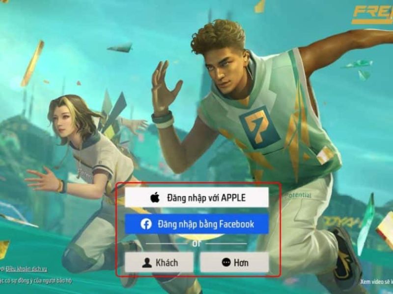 cách đăng nhập free fire bằng id apple trên android