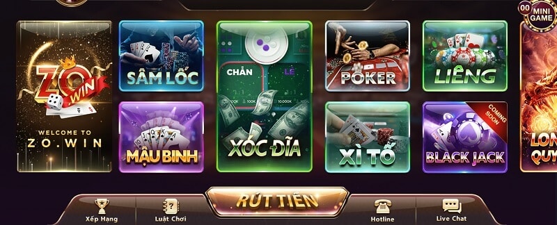 Đánh bài Poker kiếm tiền tại Zo Win