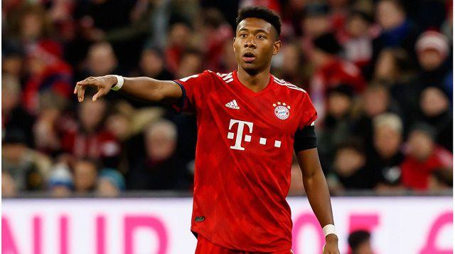 Hậu vệ David Alaba của Bayern Munich