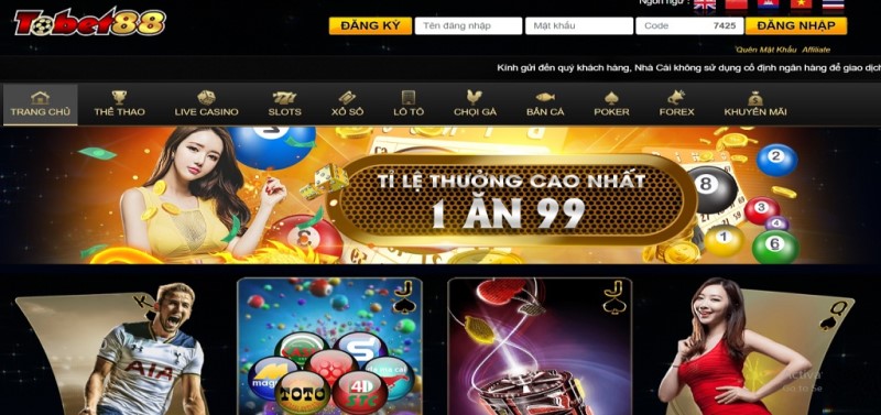 Tỷ lệ trả thưởng cao tại cổng game Tobet88