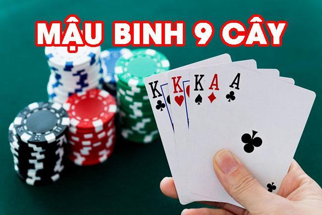 Trò chơi mậu binh 9 cây này có thể chọn từ 2 đến 5 người để tham gia