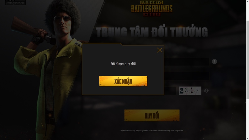 mã code pubg mobile mới nhất