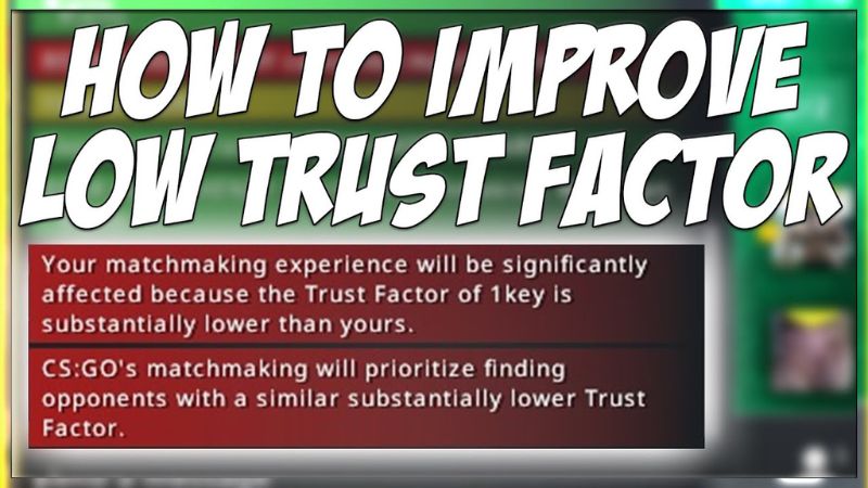 check trust factor csgo