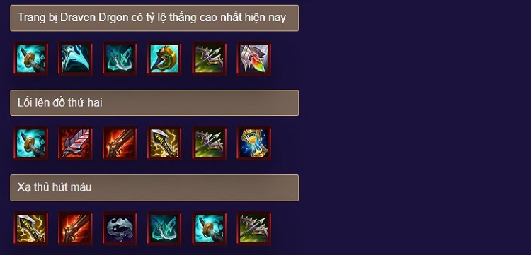 trang bị draven tốc chiến