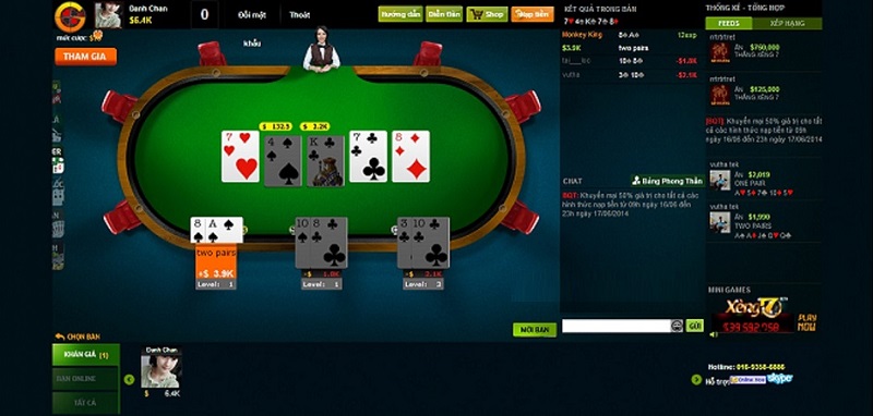 Các vị trí trong poker tốt nhất