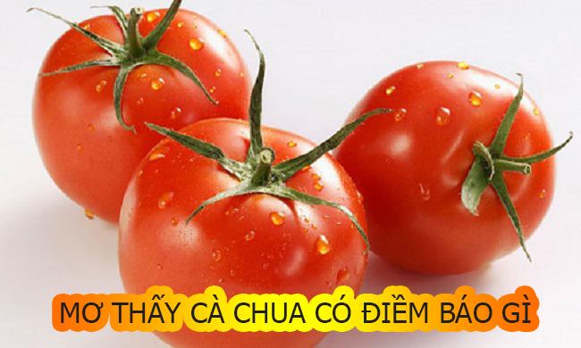 Giải mã giấc mơ thấy cà chua?