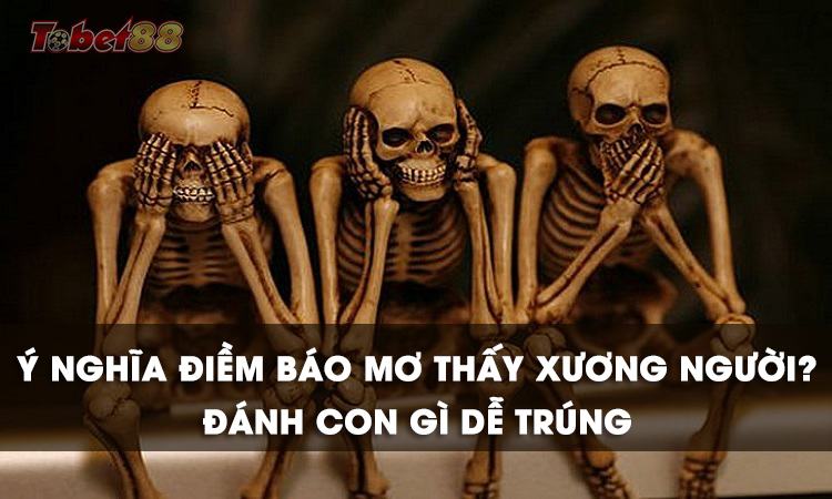 mơ thấy xương người      