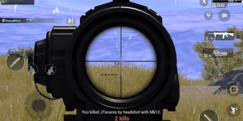 ngắm bắn ống 4x pubg