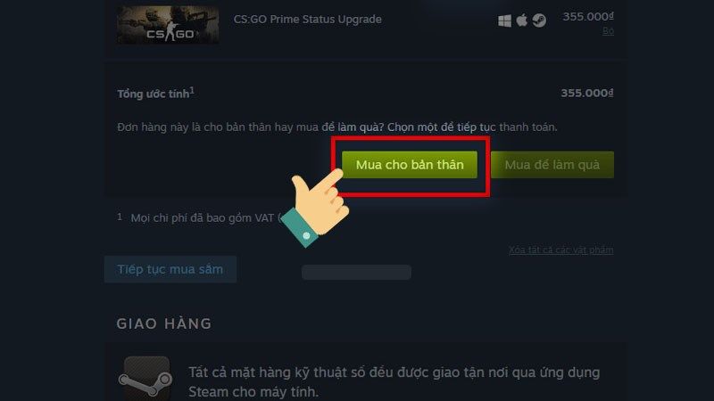 giá prime csgo