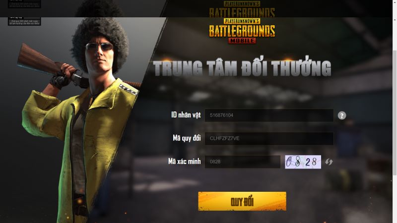 hướng dẫn nhập code pubg mobile