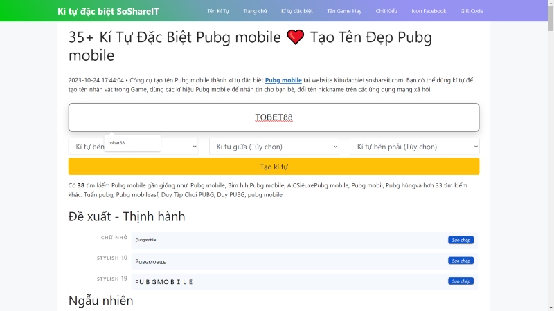 đổi tên trong pubg mobile