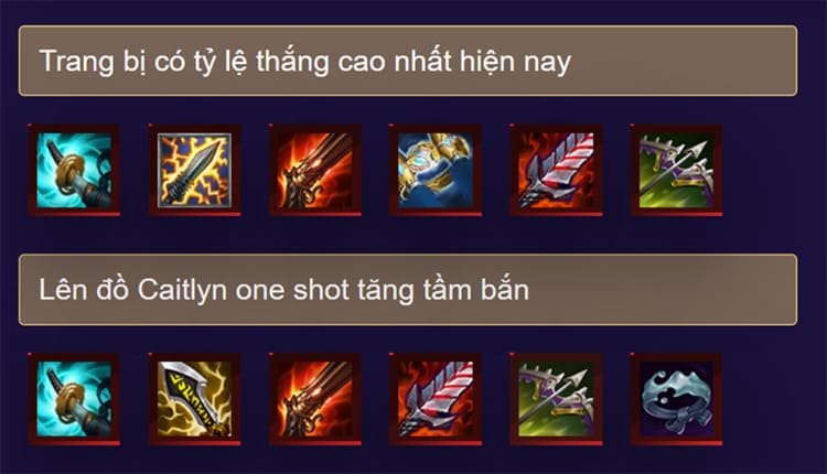 lên đồ caitlyn tốc chiến