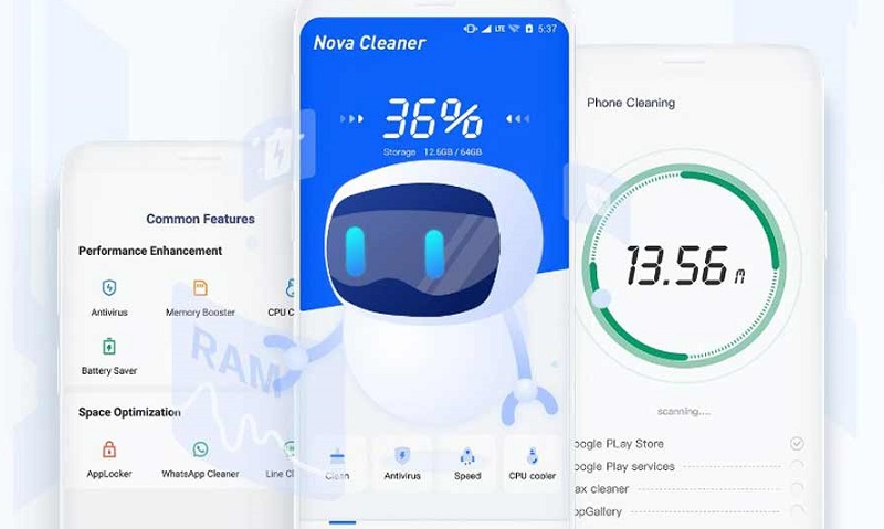 Nova Cleaner tăng tốc dế yêu nhanh chóng