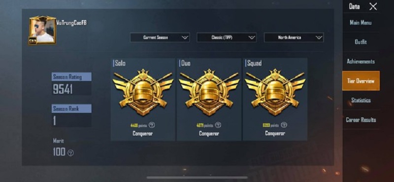 pubg rank đồng