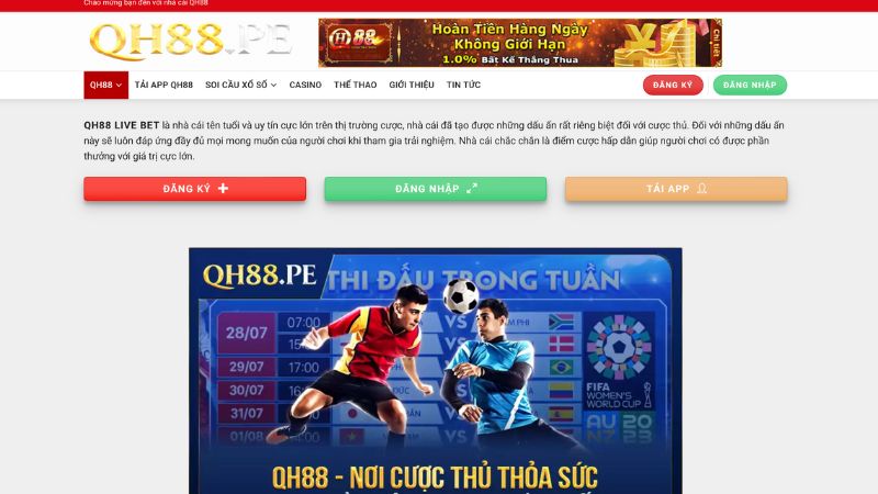 QG88 - Đa dạng loại hình cá cược vô cùng hấp dẫn 