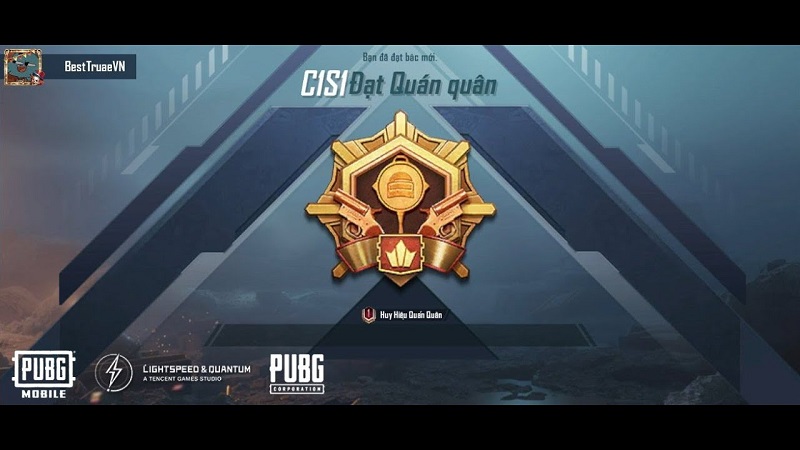 rank quán quân pubg mobile