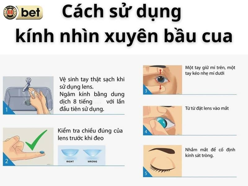 Cách sử dụng kính nhìn xuyên bầu cua