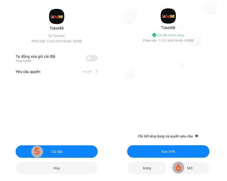 Tải app TOBET88 trên Android 