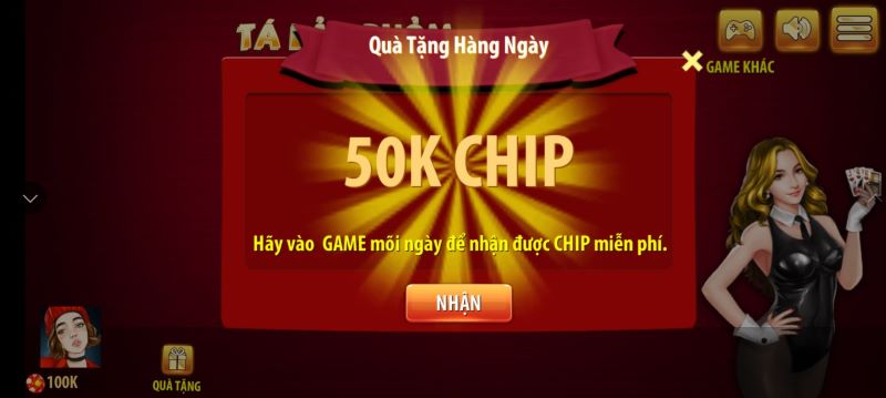 Tải hoàn tất và tham gia vào game Phỏm