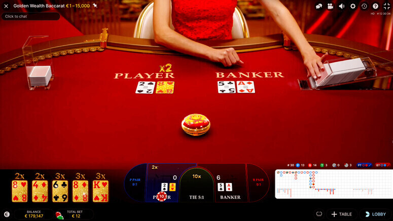 Tìm hiểu cách đặt cược, tỷ lệ cược trong Baccarat