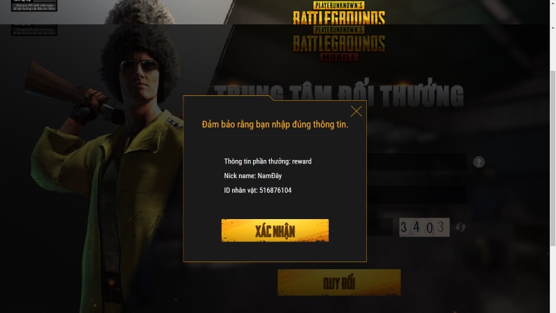 nhập mã code pubg mobile ở đâu