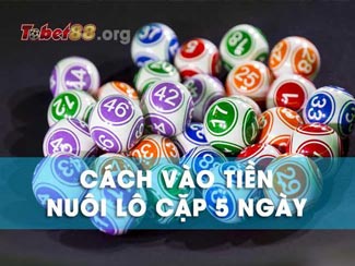 Cách vào tiền nuôi lô cặp 5 ngày đem lại lãi cực khủng